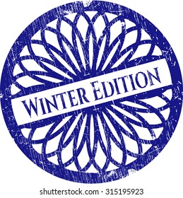 Winter Edition rubber stamp