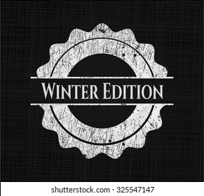 Winter Edition written on a chalkboard