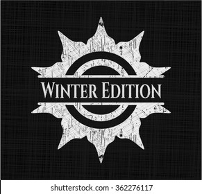 Winter Edition written on a chalkboard