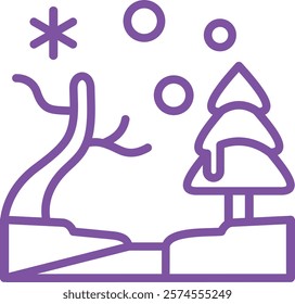Winter Element For Design Graphic