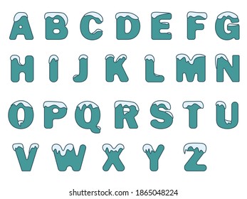 21,684 Snow alphabet Images, Stock Photos & Vectors | Shutterstock