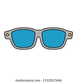 winter eye glasses icon