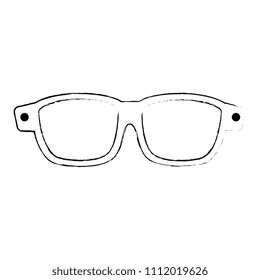 winter eye glasses icon
