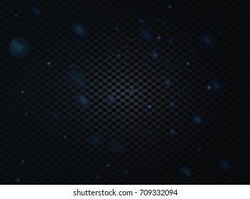 Winter falling snow. Vector background illustration.