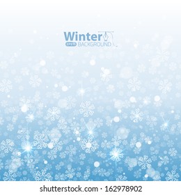 Winter fashion background