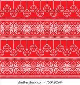 Winter festive Christmas knitted pattern woolen knitted 2018