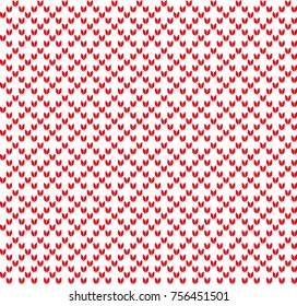Winter festive Christmas knitted pattern woolen knitted 2018