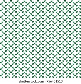 Winter festive Christmas knitted pattern woolen knitted 2018
