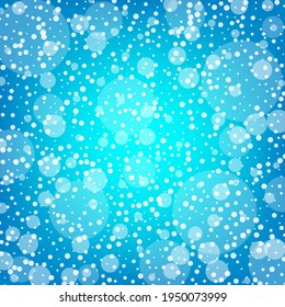 Winter festive falling snow background poster, postcard