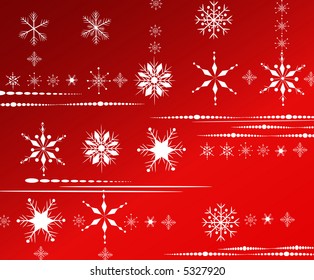 Winter flaks background