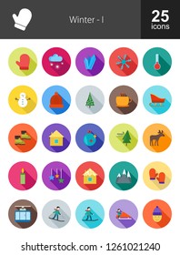 Winter Flat Icons