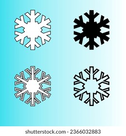 winter flower snow of flakes for background postcard icon stationary anniversary christmas. vector illustration.