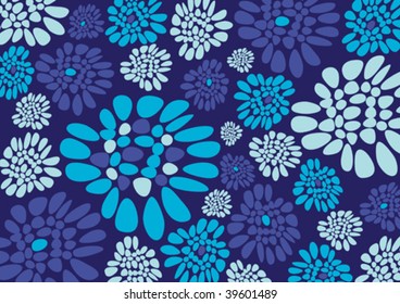 winter flowers background
