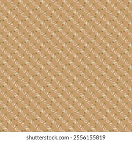 Winter Flowers For Christmas Seamless Vector Pattern Design