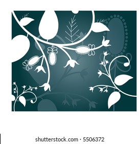 winter foliage vector