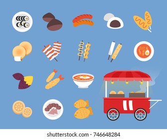 Winter food illustration