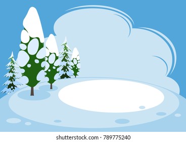 winter forest background