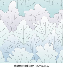 Winter forest. Seamless pattern.
