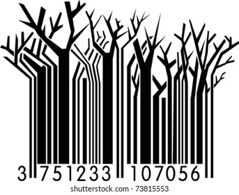 Winter Forest-Barcode