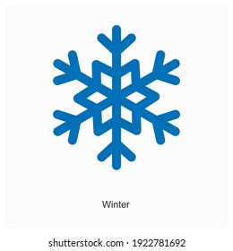 Winter And Frost Icon Concept