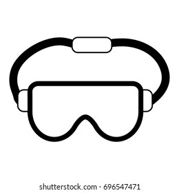 winter gear goggles icon image 