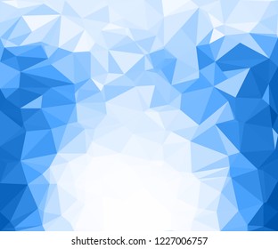 Winter geometric blue ice texture frost background – stock vector