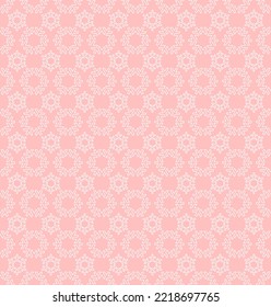 Winter geometric seamless pattern with many snowflakes for Christmas and New Year. Endless repeating ornamental texture for printing on package, wrapper, fabric, envelope, cards or gift paper.