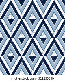 winter geometric seamless pattern, minimalistic polygon art, five colors, each color in a separate group, vector EPS 8