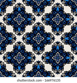 Winter gift wrap pattern geometric