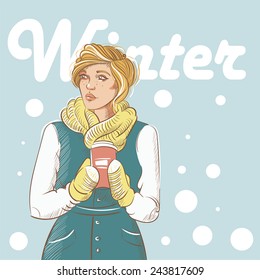 winter girl