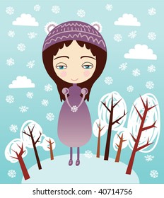 Winter girl