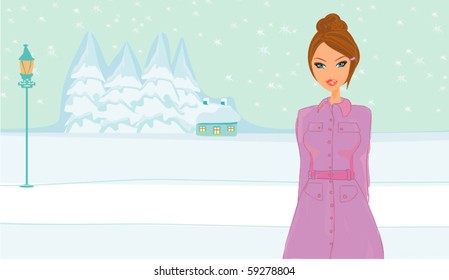 winter girl