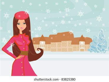 winter girl
