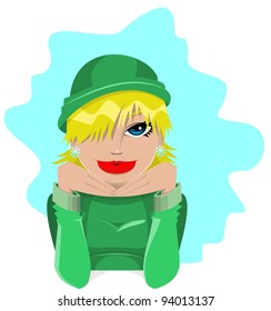 winter girl