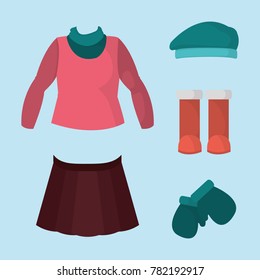 winter girl clothes to cold weather
