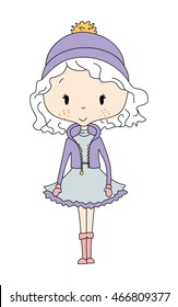 Winter girl doll
