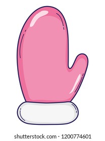 winter glove cartoon