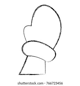Winter glove cartoon