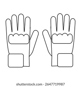 Winter gloves with detailed grip patterns for outdoor activities