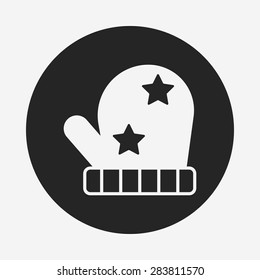 winter gloves icon
