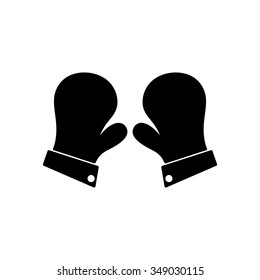 winter gloves icon