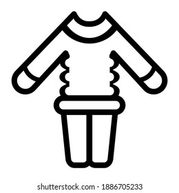 Plantilla de vectores de imágenes de imágenes de iconos de guantes de invierno