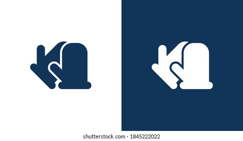 Icono de guantes de invierno ilustración de símbolo vectorial aislado