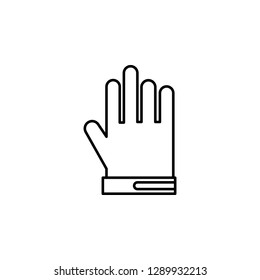 winter, gloves, sport outline icon. Element of winter sport illustration. Signs and symbols icon can be used for web, logo, mobile app, UI, UX