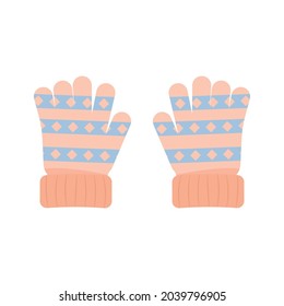 Winter gloves. Warm gloves. Winter accessories