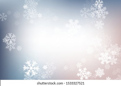 Winter Glowing Background Vector Holiday Banner Stock Vector (Royalty ...