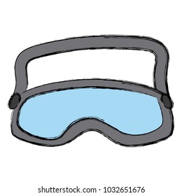 Winter goggles equipment
