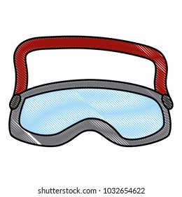 Winter goggles equipment