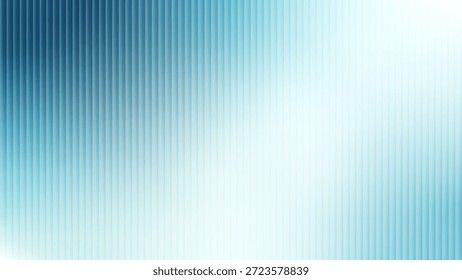 Gradiente de inverno, fundo abstrato com estética fria. Vidro desfocado de gradiente com listras verticais móveis