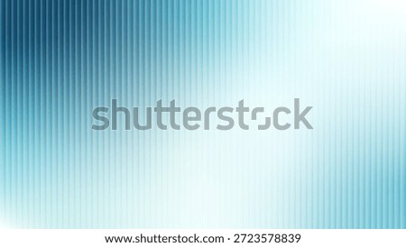 Winter gradient, abstract background with cold aesthetic. Gradient blurred glass with vertical shifting stripes